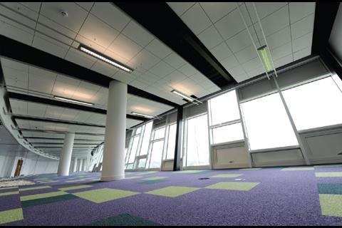 Leeds Metropolitan University’s top floor offices offer magnificent views of the pitch
